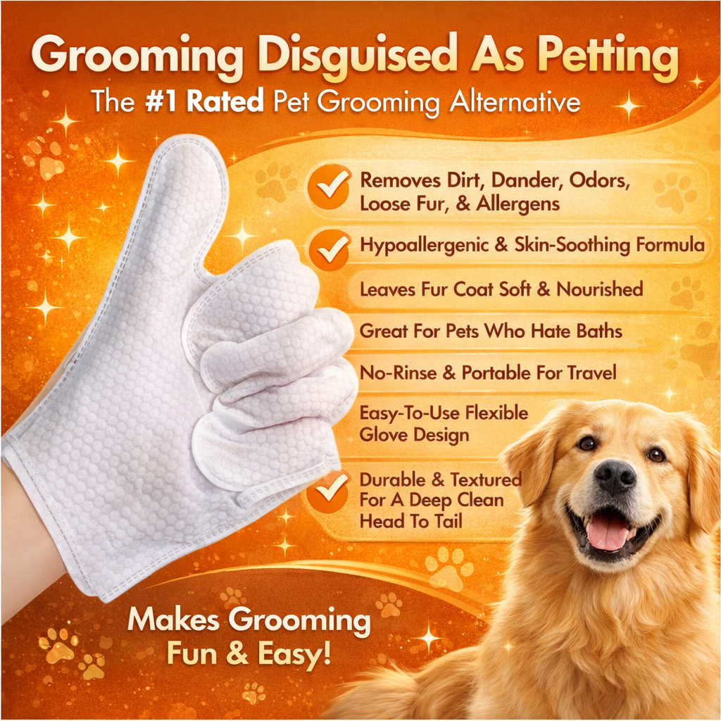 Clean Your Pet in 30 Seconds — No Bath, No Stress, No Smell