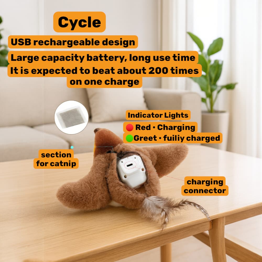 Electric Flying Bird for Pets