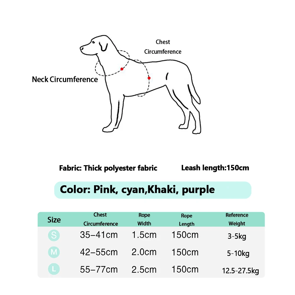 Stylish Dog Harness | Soft, Durable, and Adjustable Fit for Everyday Walks