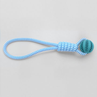 Smart Dog Toy Ball - Interactive Tug-of-War with Food Leak Feature